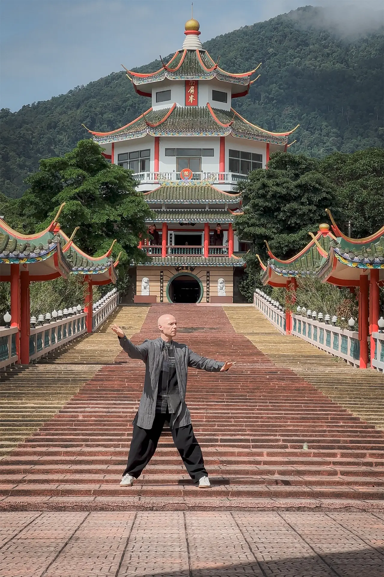 Valerio Bellone practicing Tai Chi Chuan