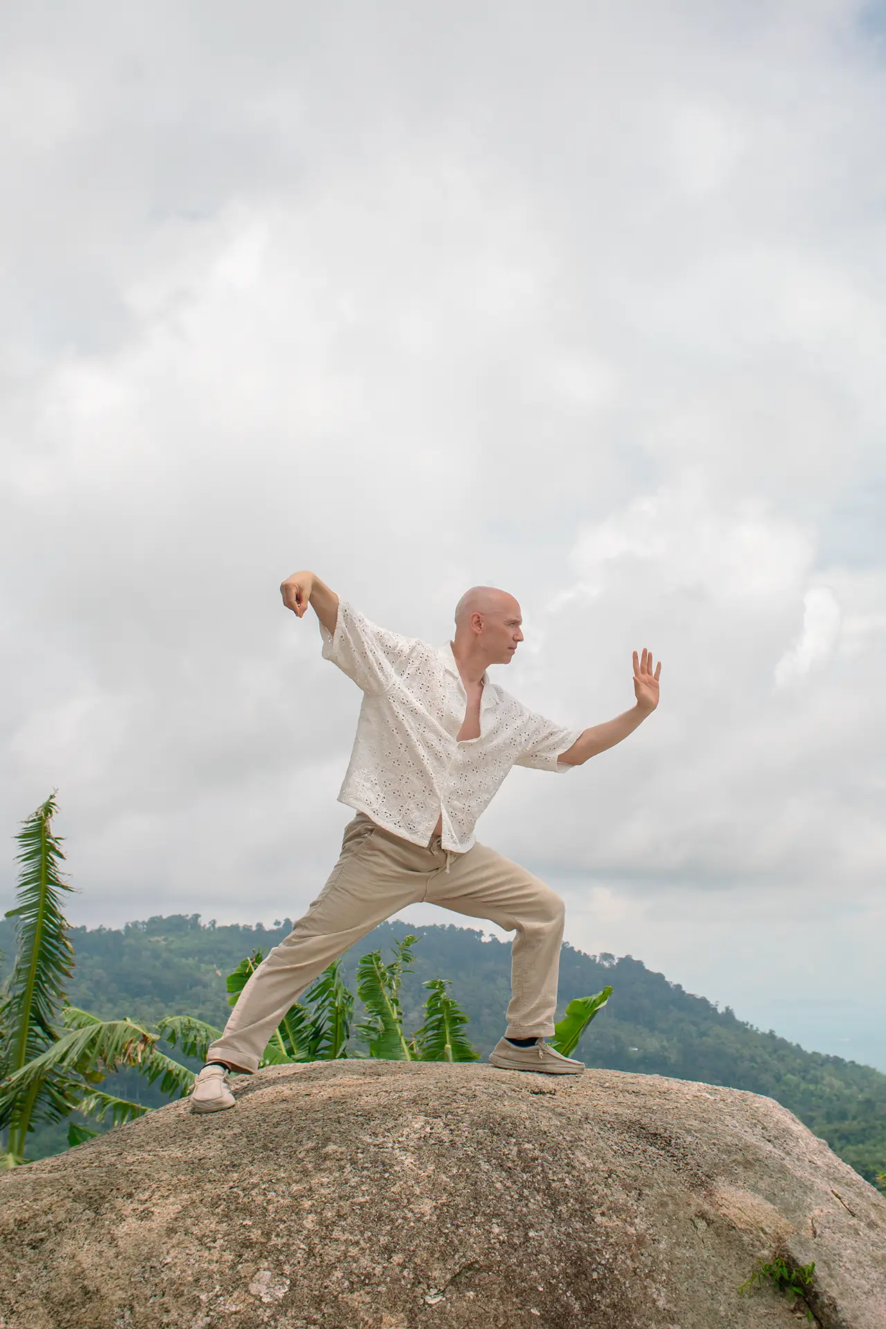 Valerio Bellone practicing Tai Chi Chuan